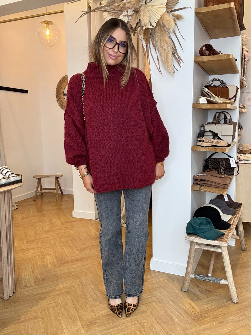 PULL ROMY BORDEAUX