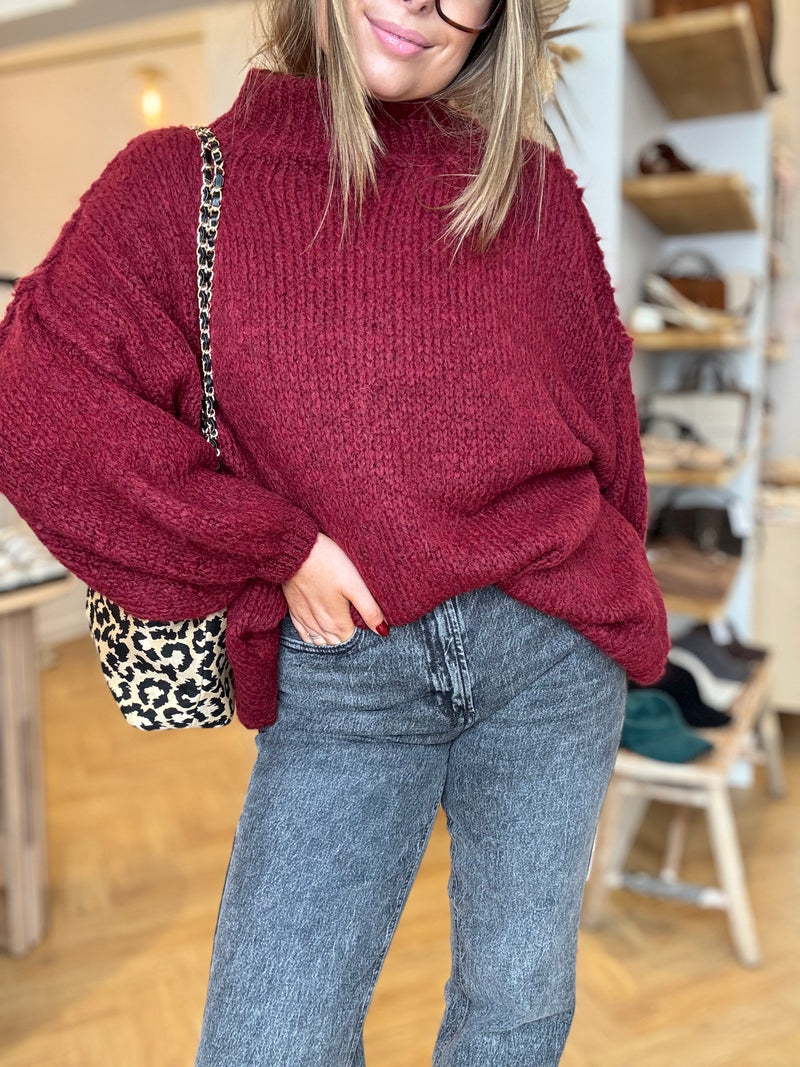 PULL ROMY BORDEAUX