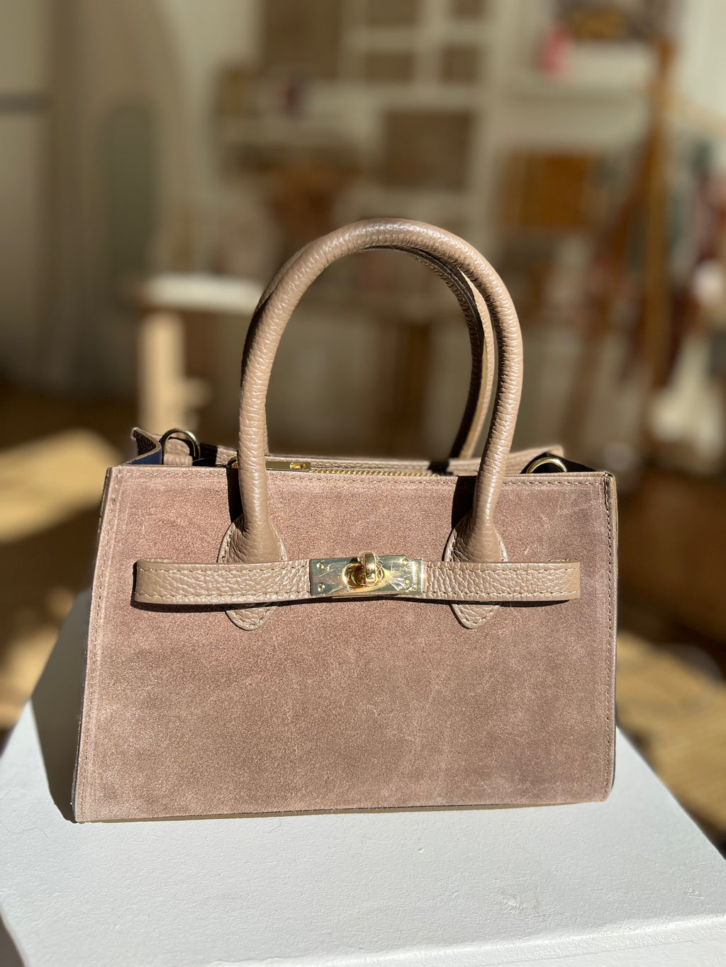 SAC BIRK MINI TAUPE