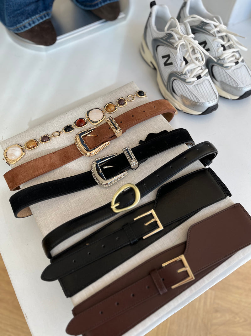 CEINTURE CUIR MARRON