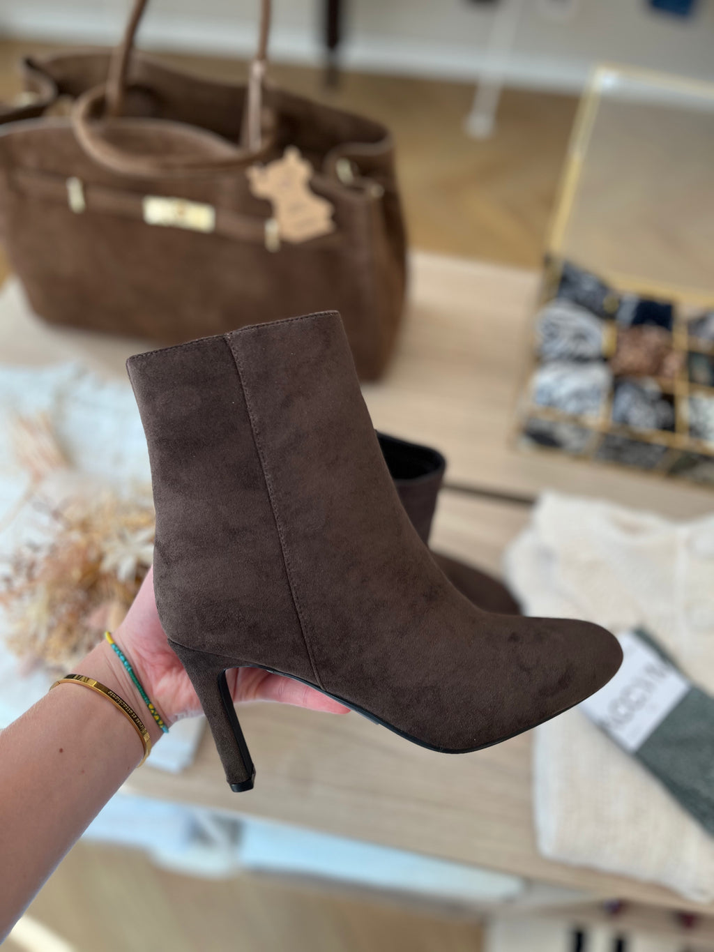 BOOTS BALLI MARRONS