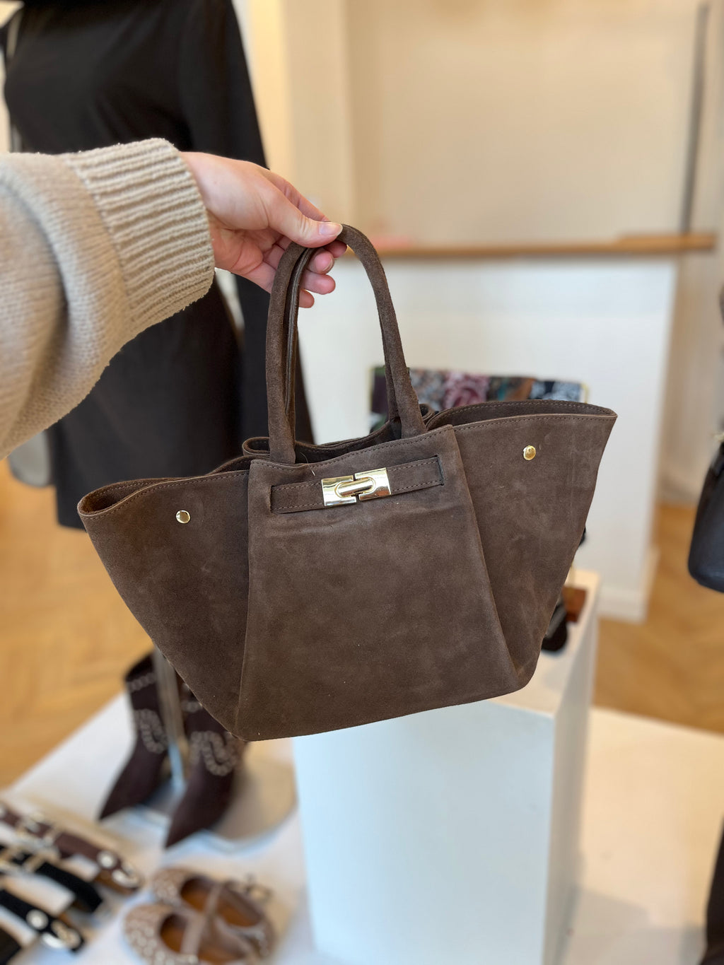 SAC DEMI TAUPE