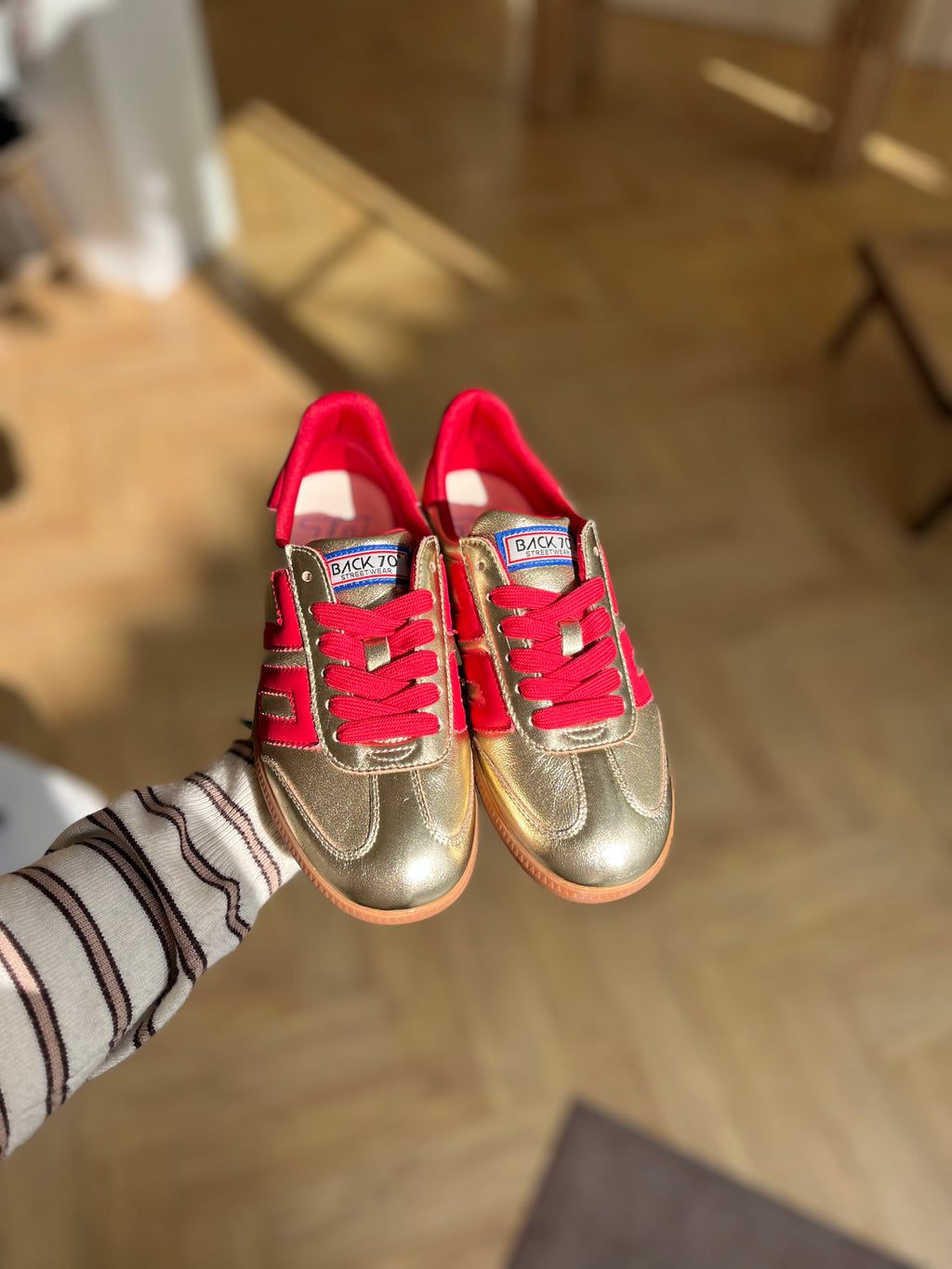 BASKETS CLOUD ROUGE GOLD