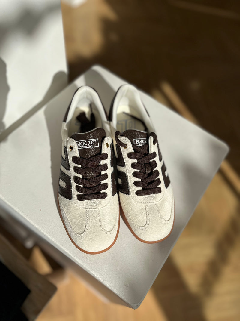 BASKETS CLOUD BLANC CHOCO