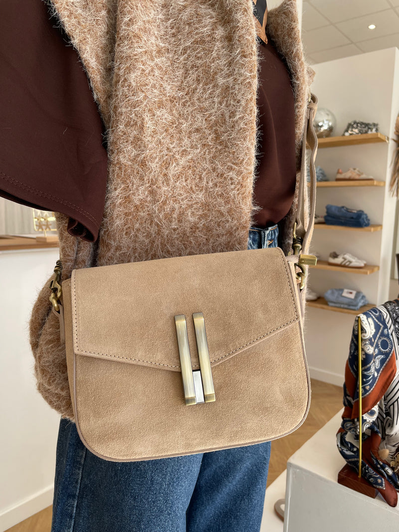 SAC BOX TAUPE