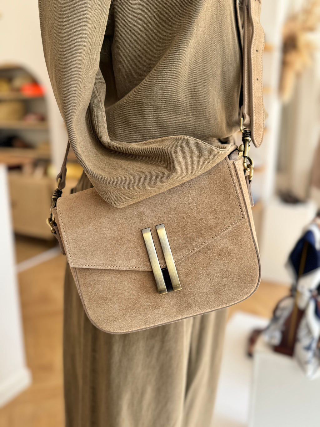 SAC BOX TAUPE